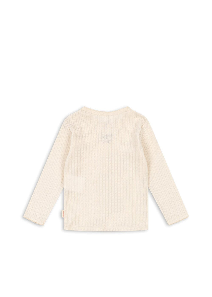 Konges Sløjd - Minnie Blouse Gots Ks106558 - White Smoke