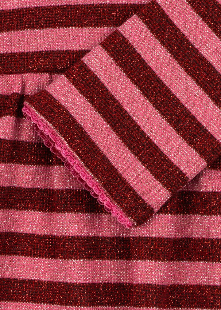 Konges Sløjd - Roli Stripe Dress Ocs Ks107605 - Pinky Stripe Kjoler 