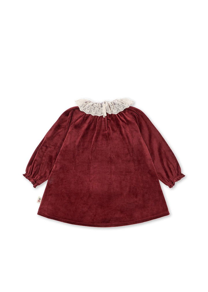 Konges Sløjd - Venola Dress Grs Ks108132 - Red Dahlia