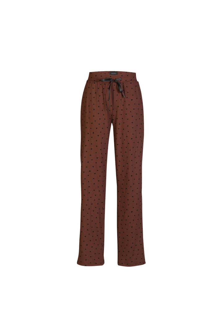 Liberte - Alma-Wide-Pants 9564 - Brown Black Heart