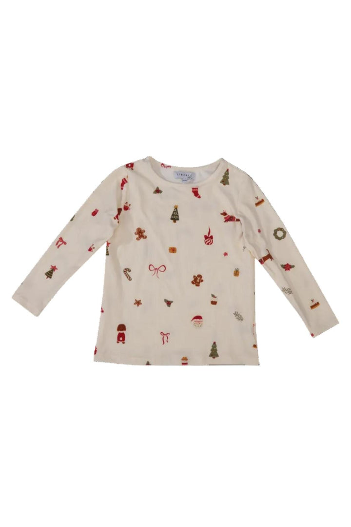 Liberte Ami - Alma-Ls-Tshirt-Kids 9659 - Dog Creme T-shirts 