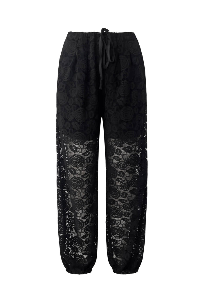Liberte - Bibi Baloon Pants 22459 - Black Lace Bukser 