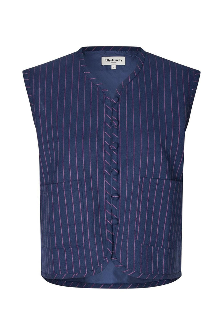 Lollys Laundry - Abbeyll Vest Sl25539-1010 - 27 Dark Navy Veste 