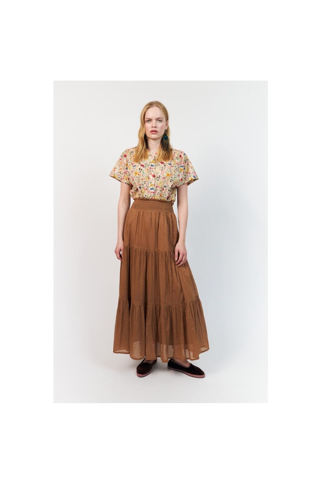 Lollys Laundry - Myall Shirt Ss 26241-1009 - 74 - Flower Print