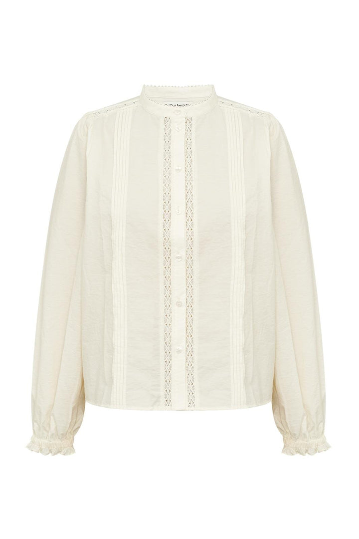Lollys Laundry - Nalanill Shirt Ls 26553-1019 -  02 Creme