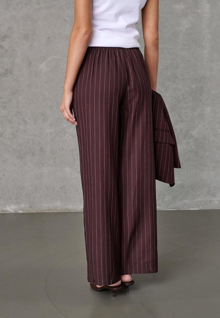 Love & Divine - Love1024-65 20305 - 834 - Brown Pinstripes Bukser 
