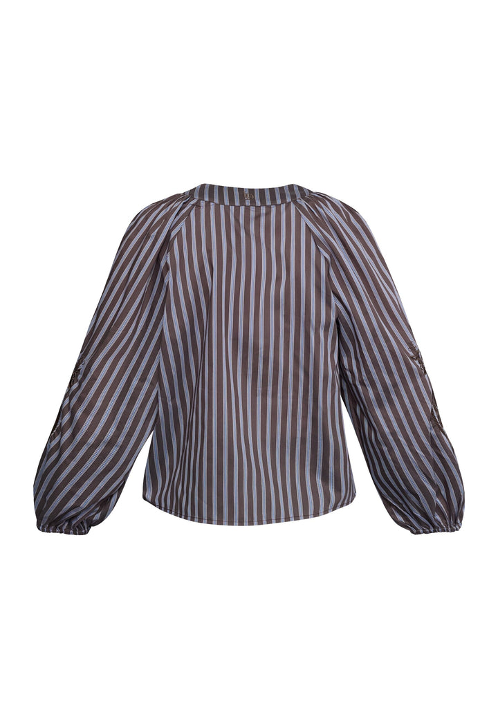 Love & Divine - Love1529-2 20039 - 833 - Brown Stripe Bluser 