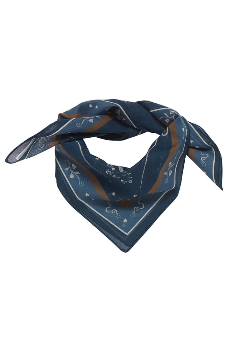 Maanesten - Olena Scarf 53x53 Navy - 4259 Tørklæde 