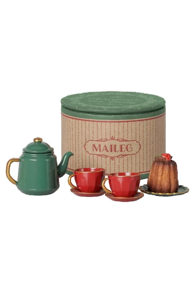 Maileg - Jule-Teselskab, Mus - RøD/GrøN - 14-6160-00 Julepynt 