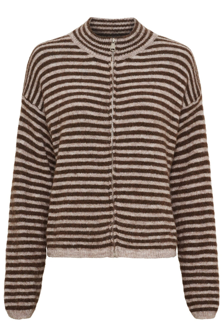 Marta Du Chateau - Mdcanais Cardigan 9586 - Fango/Moro Cardigans 