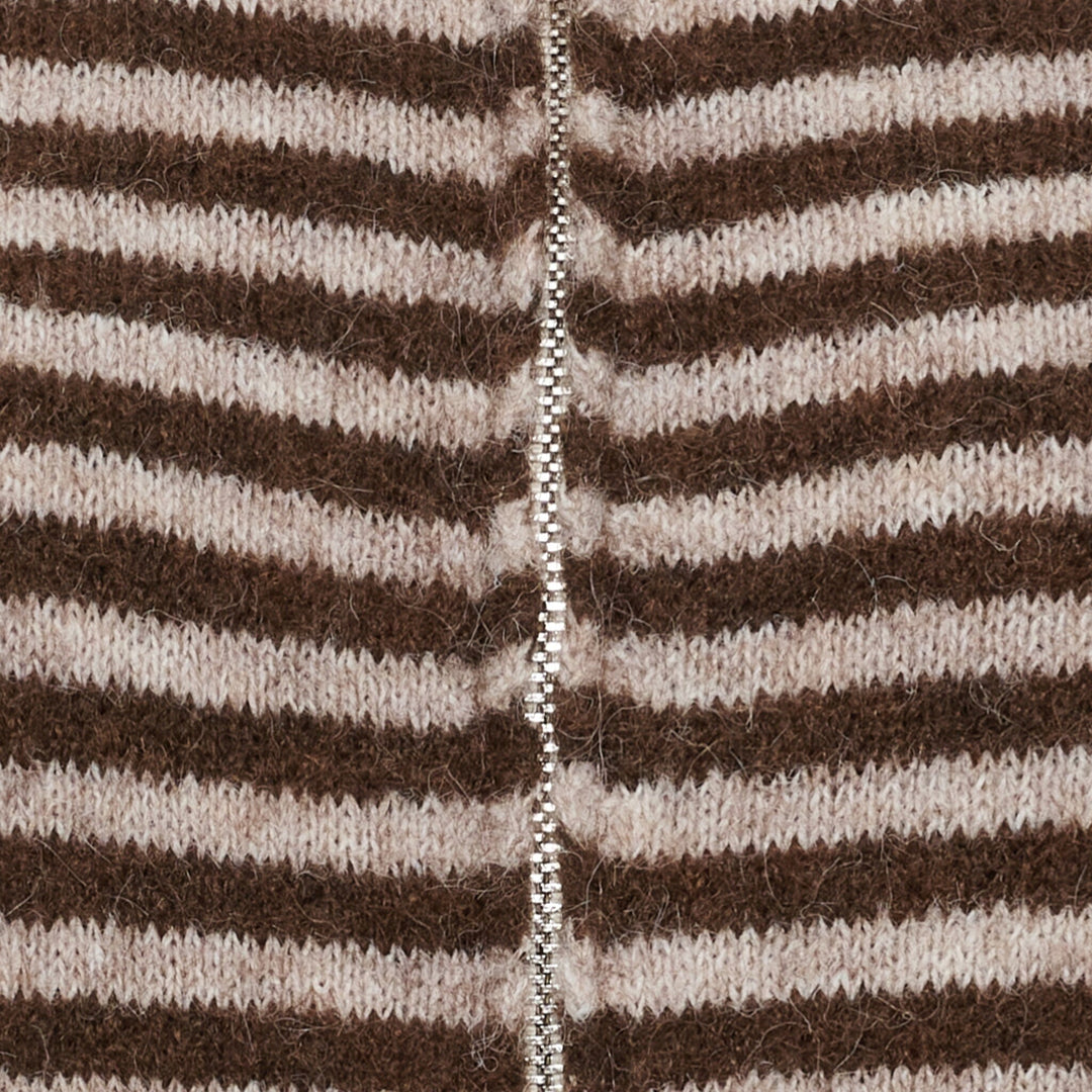 Marta Du Chateau - Mdcanais Cardigan 9586 - Fango/Moro Cardigans 
