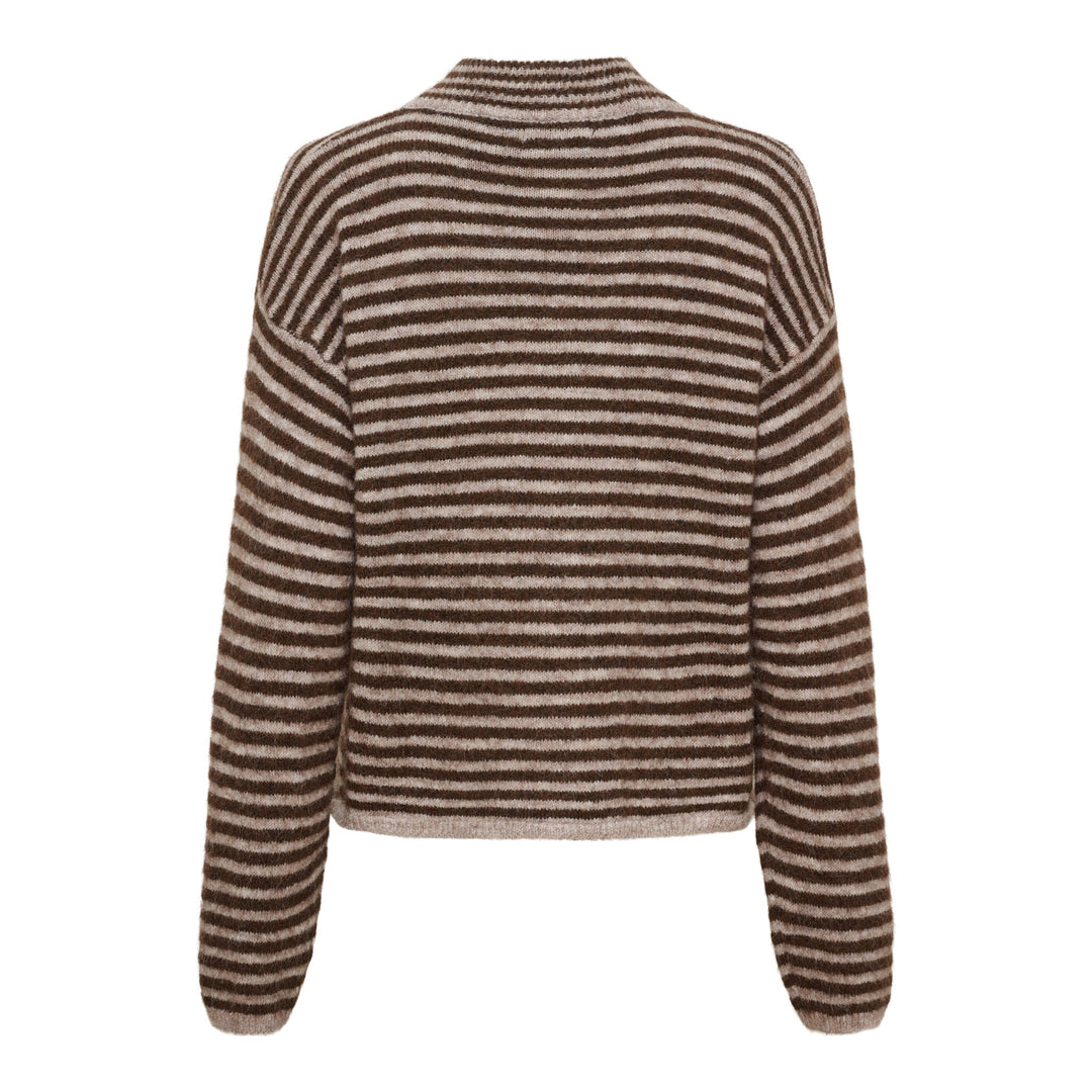 Marta Du Chateau - Mdcanais Cardigan 9586 - Fango/Moro Cardigans 
