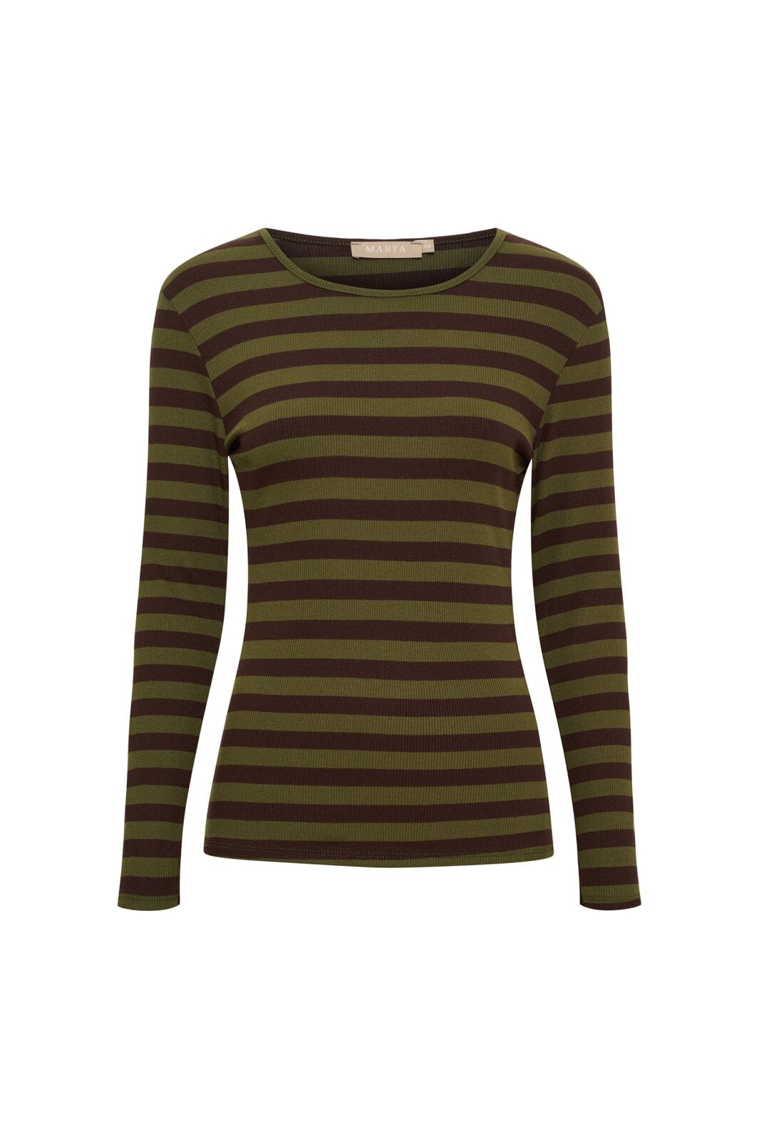 Marta Du Chateau - Mdcbegonia Ls Tee 7702 - Moro/Sottobosco