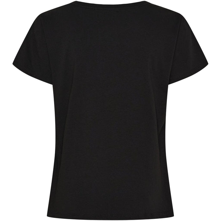 Marta Du Chateau - Mdcherdis Tee 84275 - Black/Beige T-shirts 