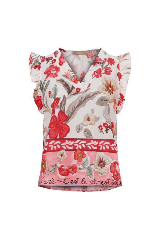Marta Du Chateau - Mdcmarita Shirt 85573 - Red