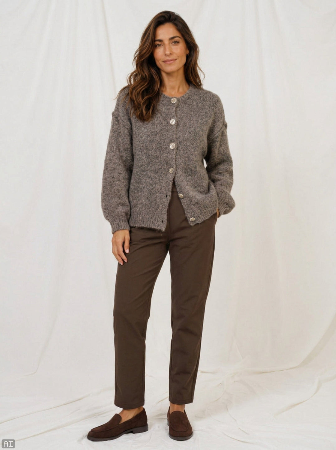 Marta Du Chateau - Mdcnovella Knit 9735 - Moro Strikbluser 