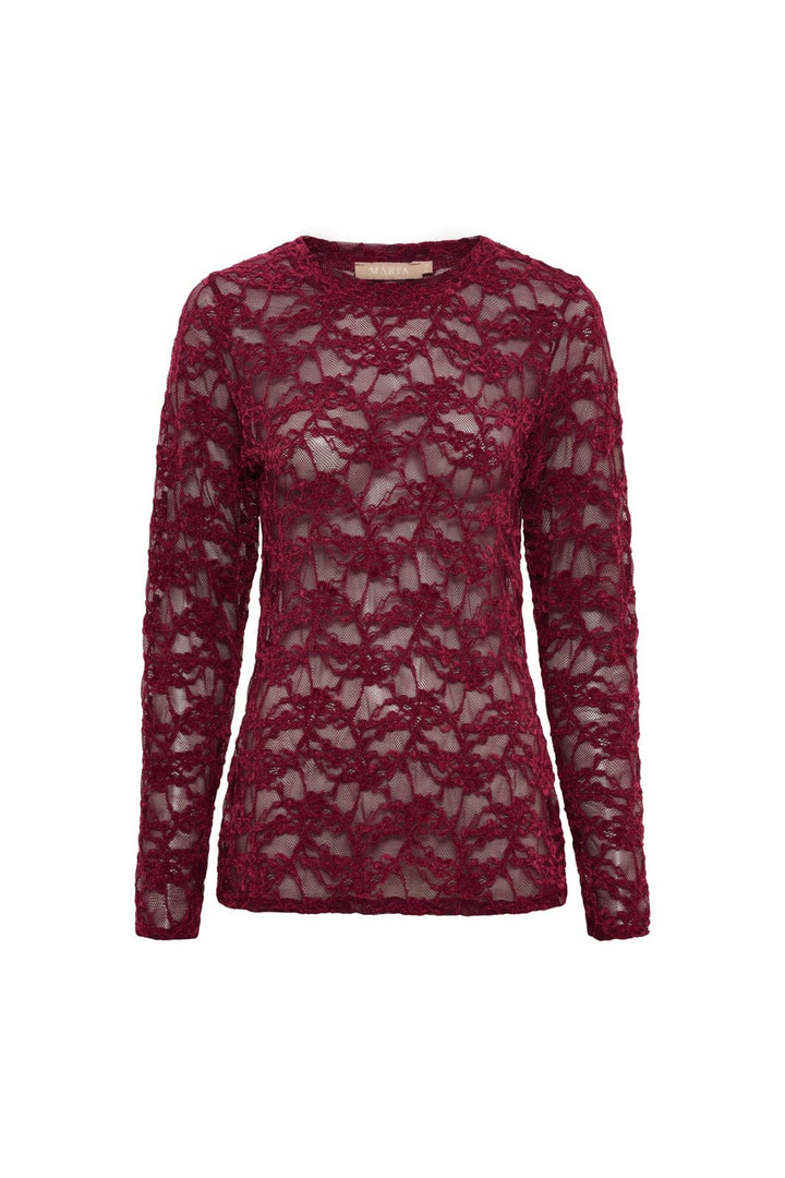 Marta Du Chateau - Mdcprimula Ls Tee 8941 - Bordeaux