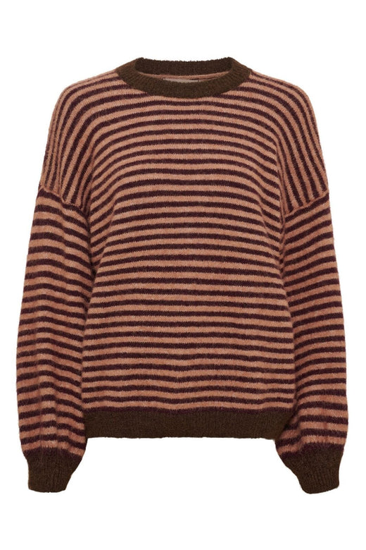 Marta Du Chateau - Mdcreverie Knit 9602 - Dark Cherry Strikbluser 