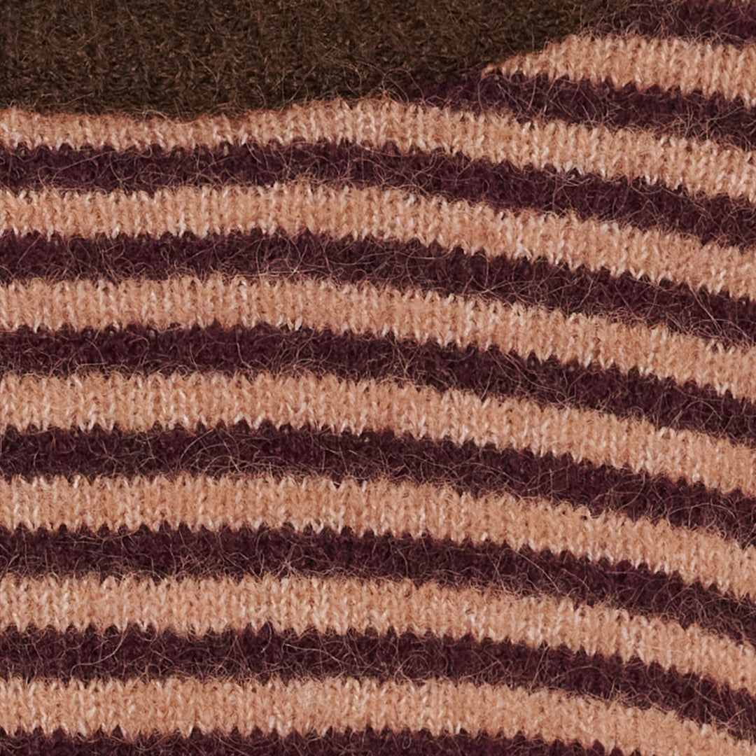 Marta Du Chateau - Mdcreverie Knit 9602 - Dark Cherry Strikbluser 
