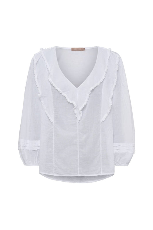 Marta Du Chateau - Mdcrosamaria Blouse TC68179 - White