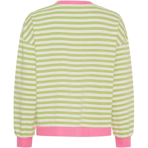 Marta Du Chateau - Mdcvilda Ls Tee 58903 - Green/Baby Sweatshirts 