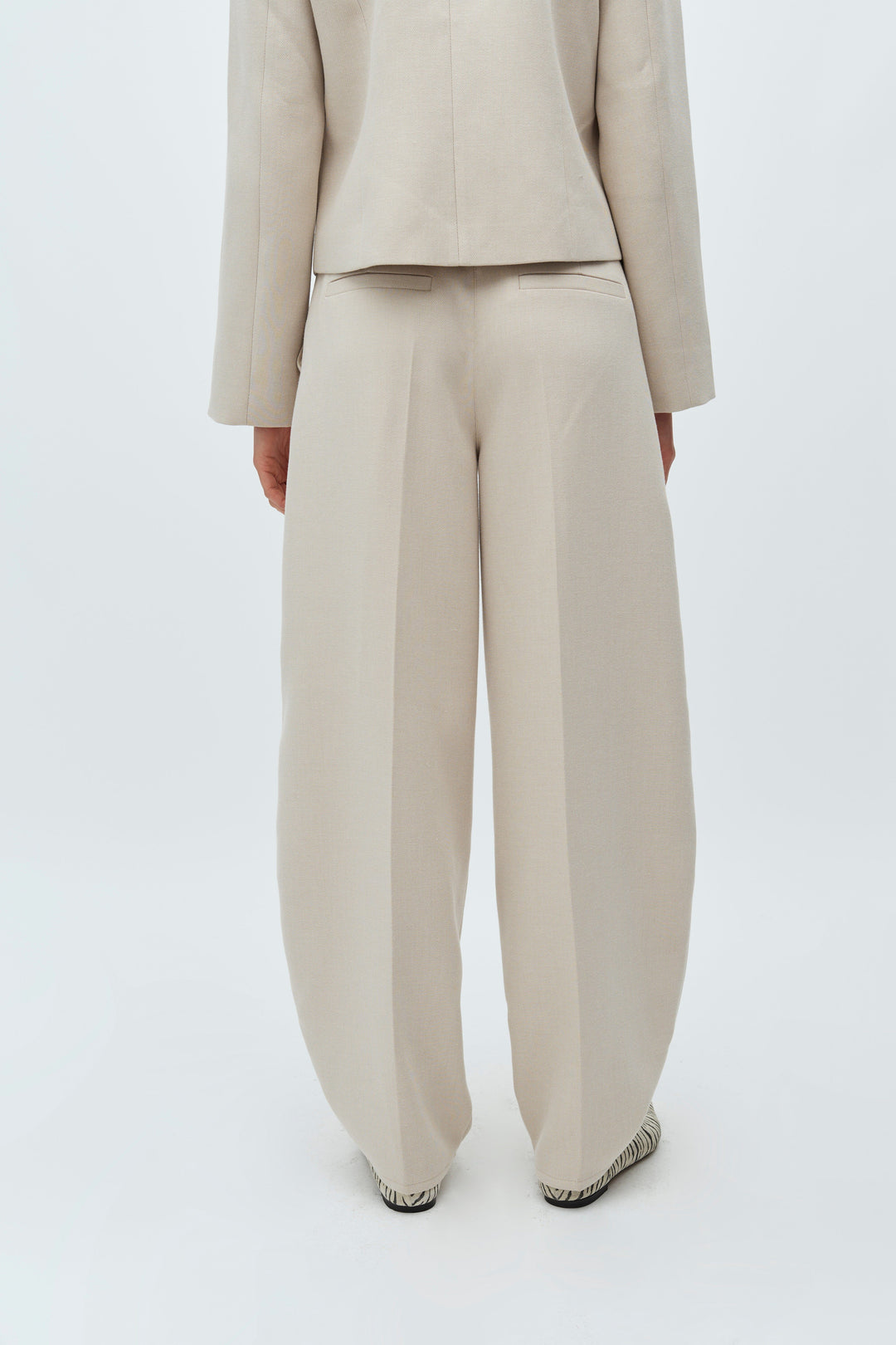 MbyM - Bodil-M 63340717 - U71 - Spring Brown Melange Bukser 