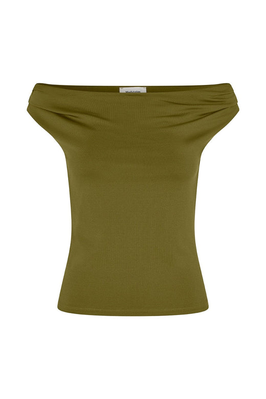 Modström - Himamd Off-Shoulder Top 57928 - 02275 - Fir Green