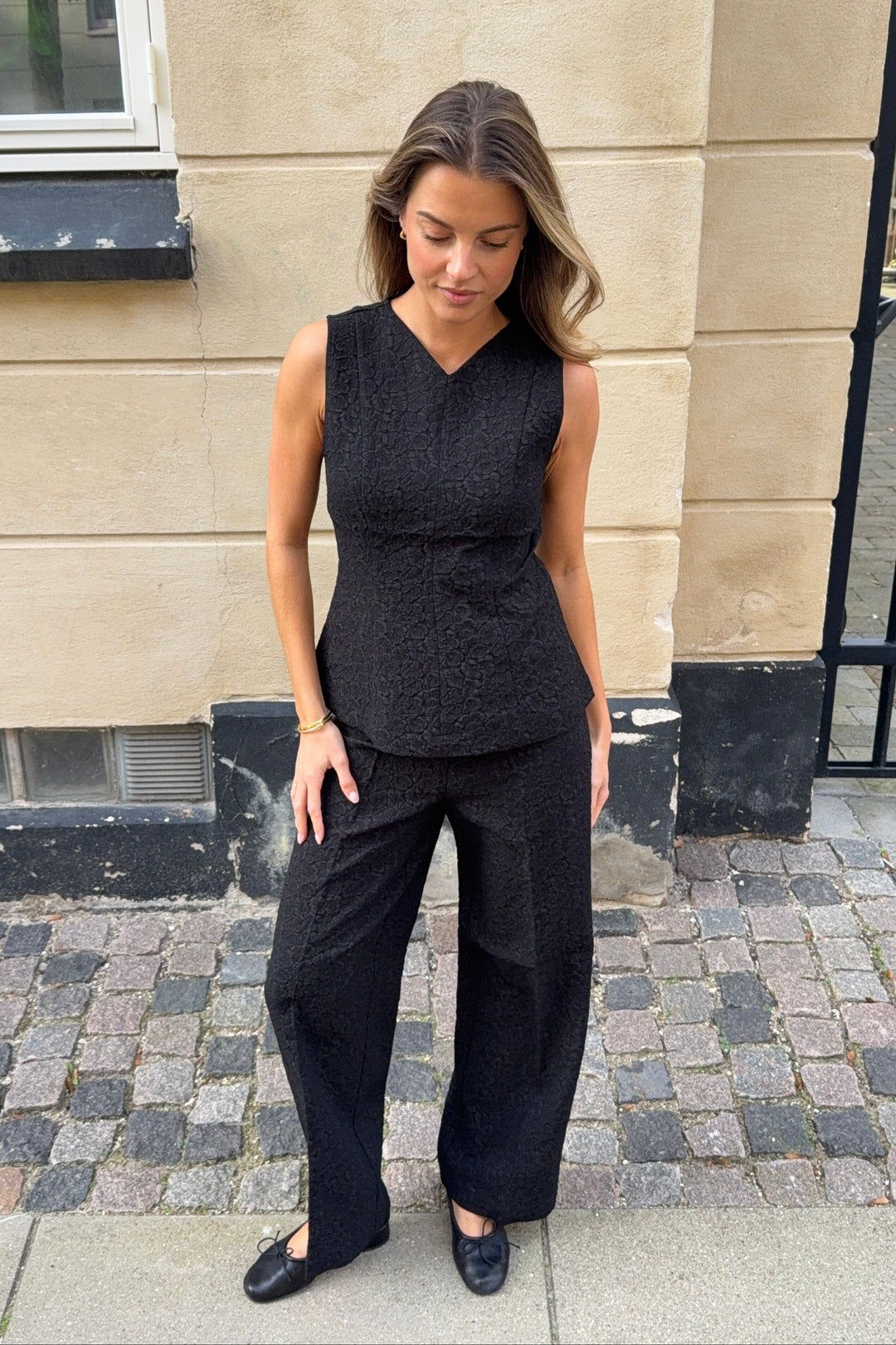 Modström - Hollismd Pants 57433 - 07090 - Black Bukser 