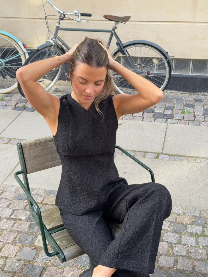 Modström - Hollismd Pants 57433 - 07090 - Black Bukser 