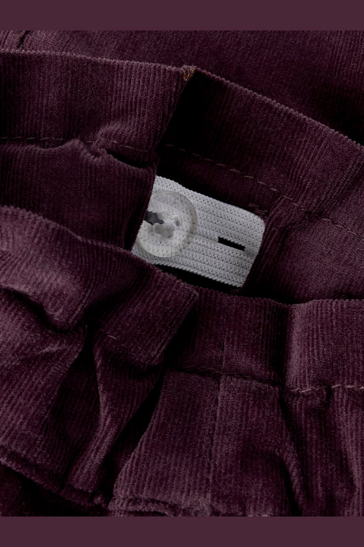 Name It - Nbfbella  Cord Pant 4510-Yt - 5117493 Catawba Grape Glitter Bows