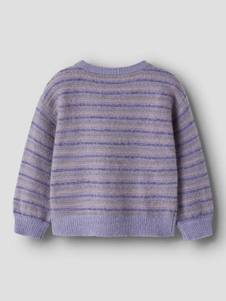 Name It - Nmfnoelle Ls Knit - 5075351 Heirloom Lilac Strikbluser 