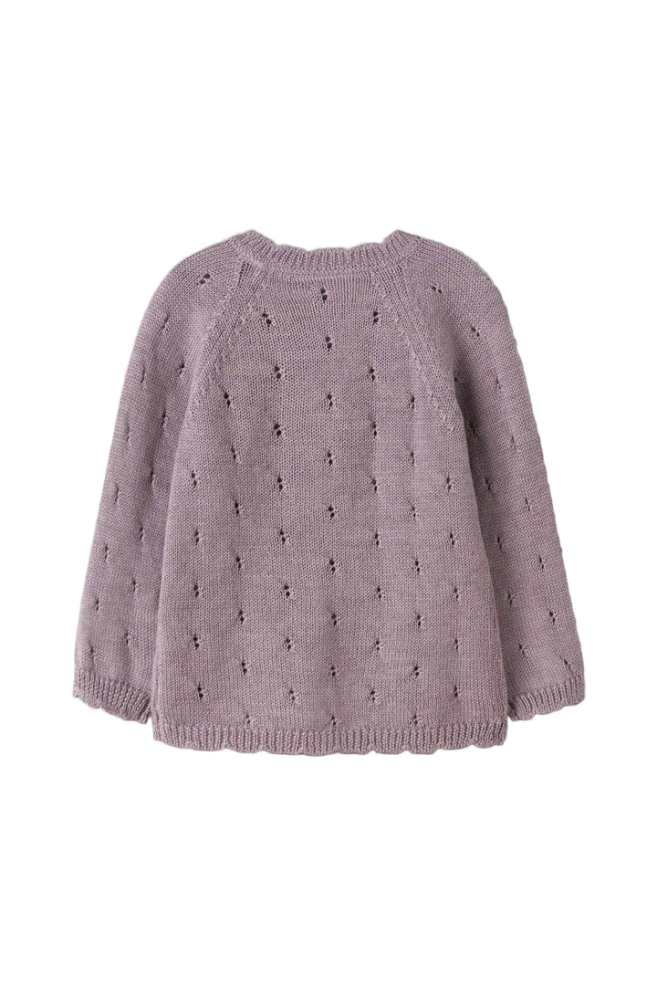 Name It - Nmfwrilla Wool Ls Knit Card - 4969341 Toadstool