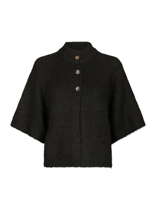 Neo Noir - Benuta Fluffy Knit Cardigan 165816 - 676 - Dark Brown Cardigans 
