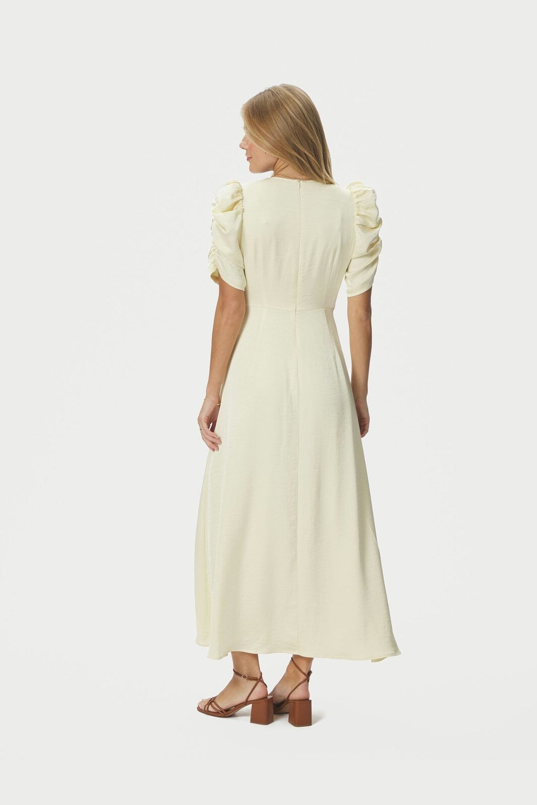 Neo Noir - Benuti Solid Dress 166584 - 191 - Light Yellow
