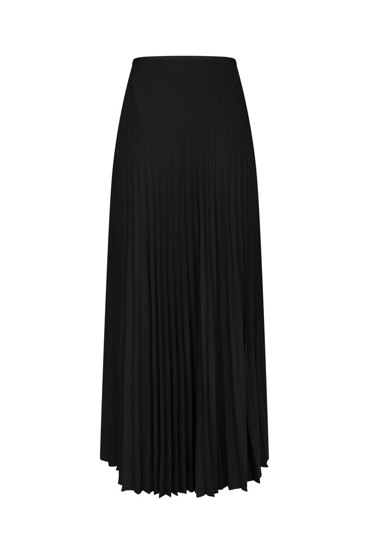 Neo Noir - Boni Simple Plisse Skirt 166495 - 100 - Black