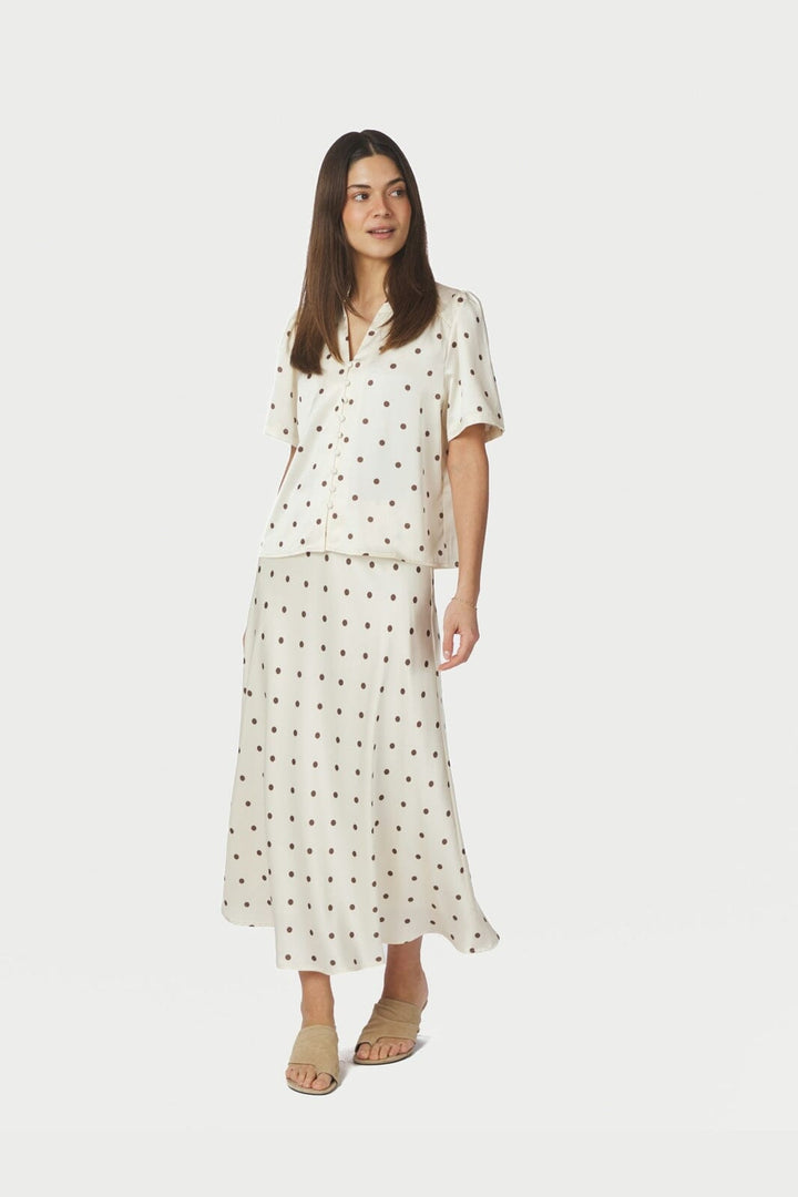 Neo Noir - Bovary Dotted Skirt 169340 - 122 - Creme