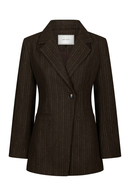 Neo Noir - Bowie Stripe Blazer 168519 - 210 - Brown