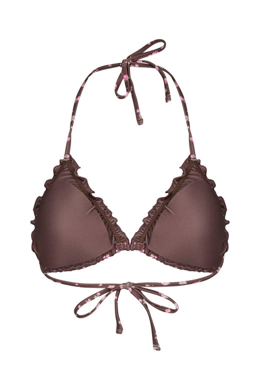 Neo Noir - Carlyn Floral Bikini Top 170457 - 676 - Dark Brown