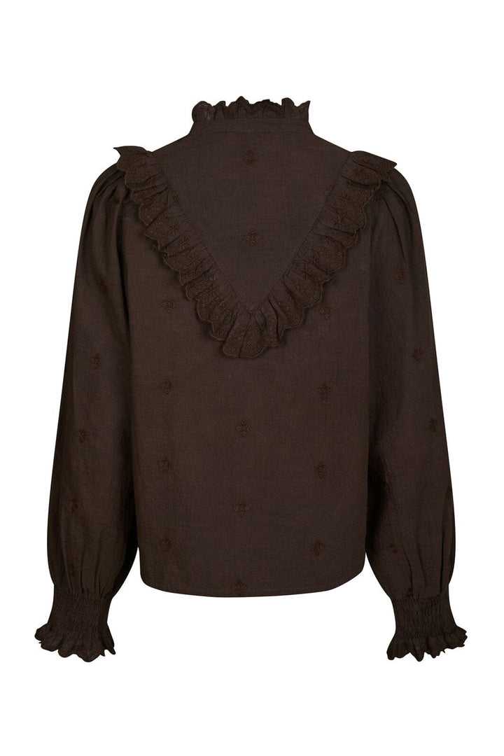 Neo Noir - Degas Blouse 160214 - 676 - Dark Brown