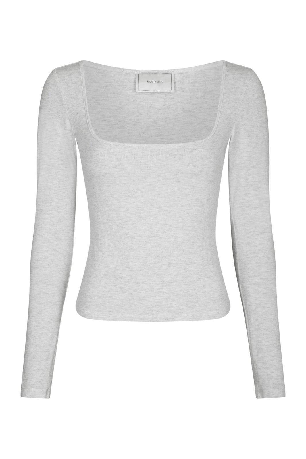 Neo Noir - Elin Jersey Blouse 168341 - 103 - Light Grey Melange