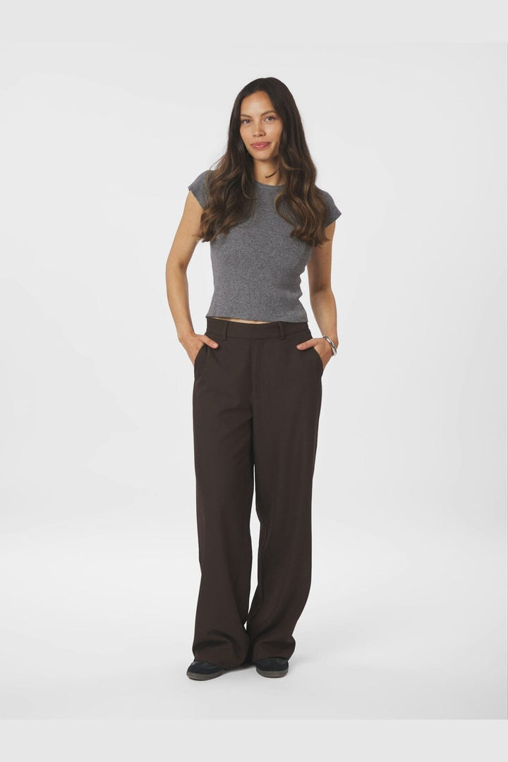 Neo Noir - Emmett Structure Pants 165357 - 676 - Dark Brown