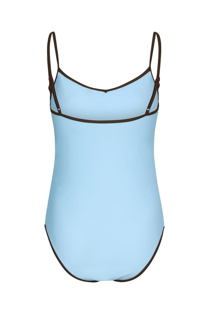 Neo Noir - Felice Solid Contrast Swimsuit 167795 - 145 - Light Blue