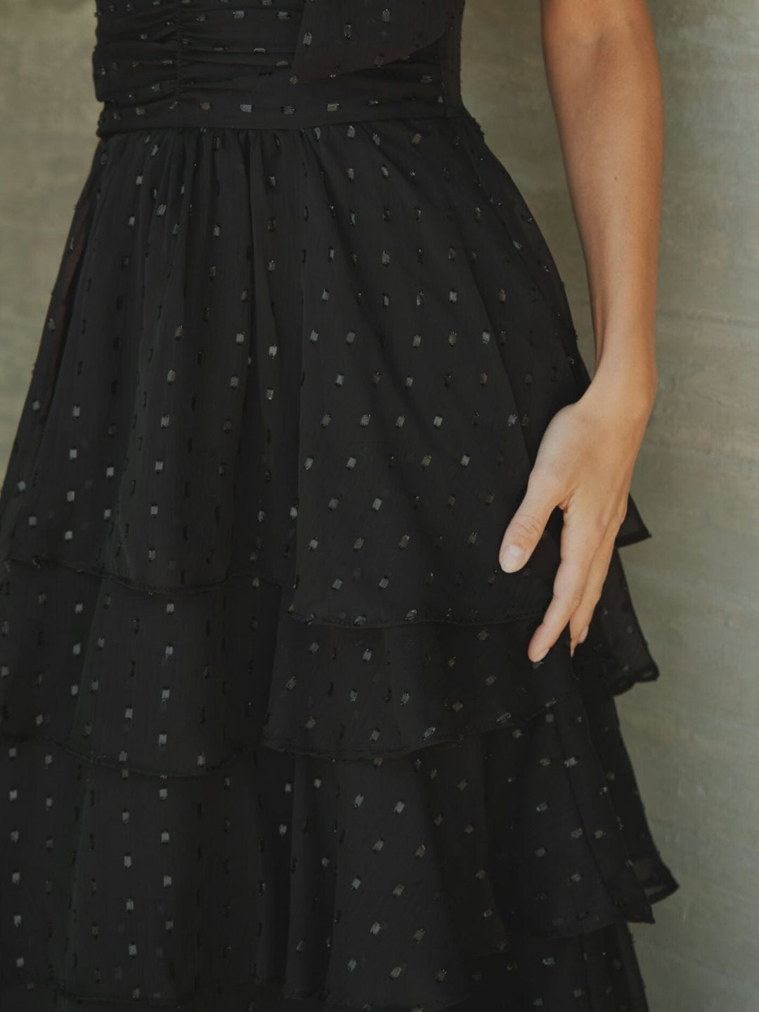 Neo Noir - Marli Glitz Dress 166998 - 100 - Black Kjoler 