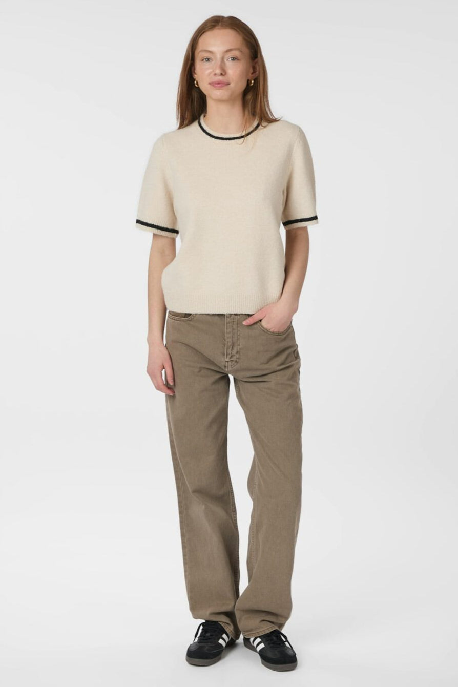 Neo Noir - Mawina Knit Tee 166424 - 124 - Ivory