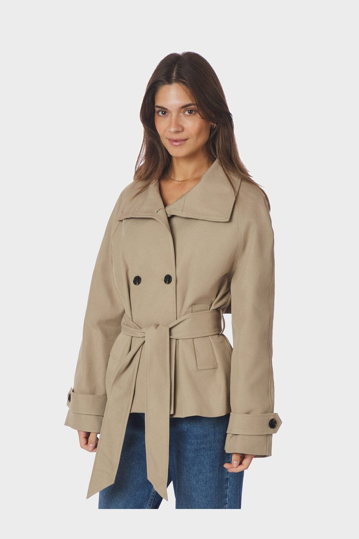 Neo Noir - Munet Trench Jacket 167384 - 213 - Sand