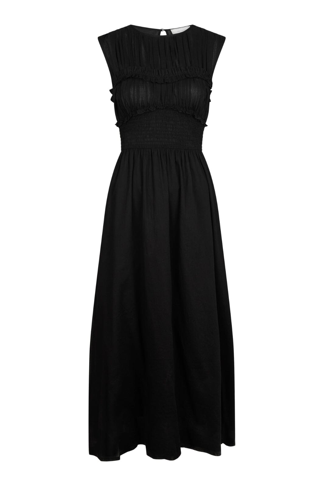 Neo Noir - Myrna S Voile Dress 166127 - 100 - Black