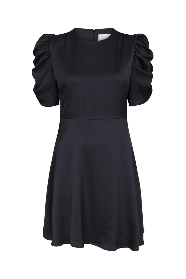Neo Noir - Nanuti Solid Dress 171053 - 141 - Navy