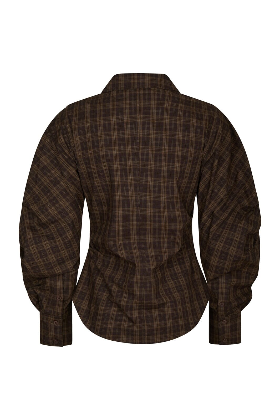 Neo Noir - Neoella Check Shirt 167459 - 676 - Dark Brown