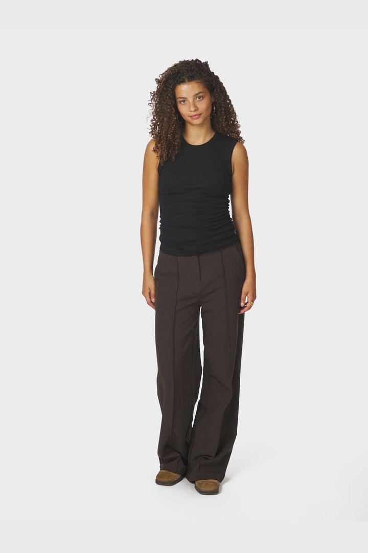 Neo Noir - Nimbi Fine Rib Top 167270 - 100 - Black