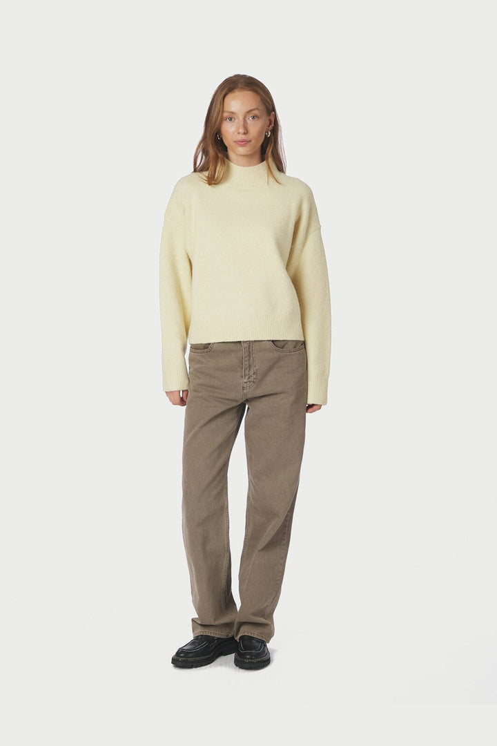 Neo Noir - Paulina Knit Blouse 159703 - 416 - Butter Yellow